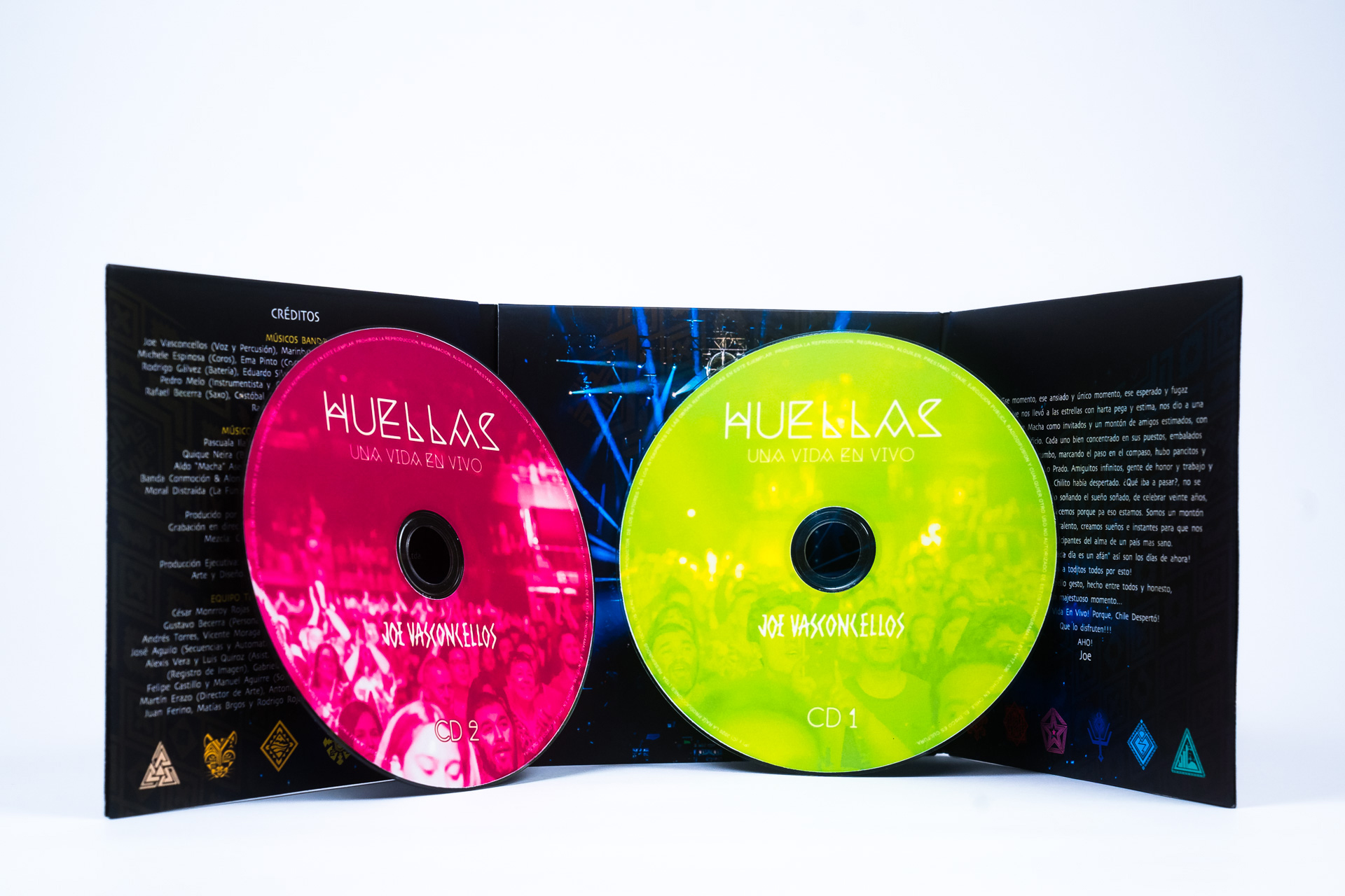 HUELLAS, UNA VIDA EN VIVO (2021) - DISCO DOBLE EN VIVO - Imagen 3