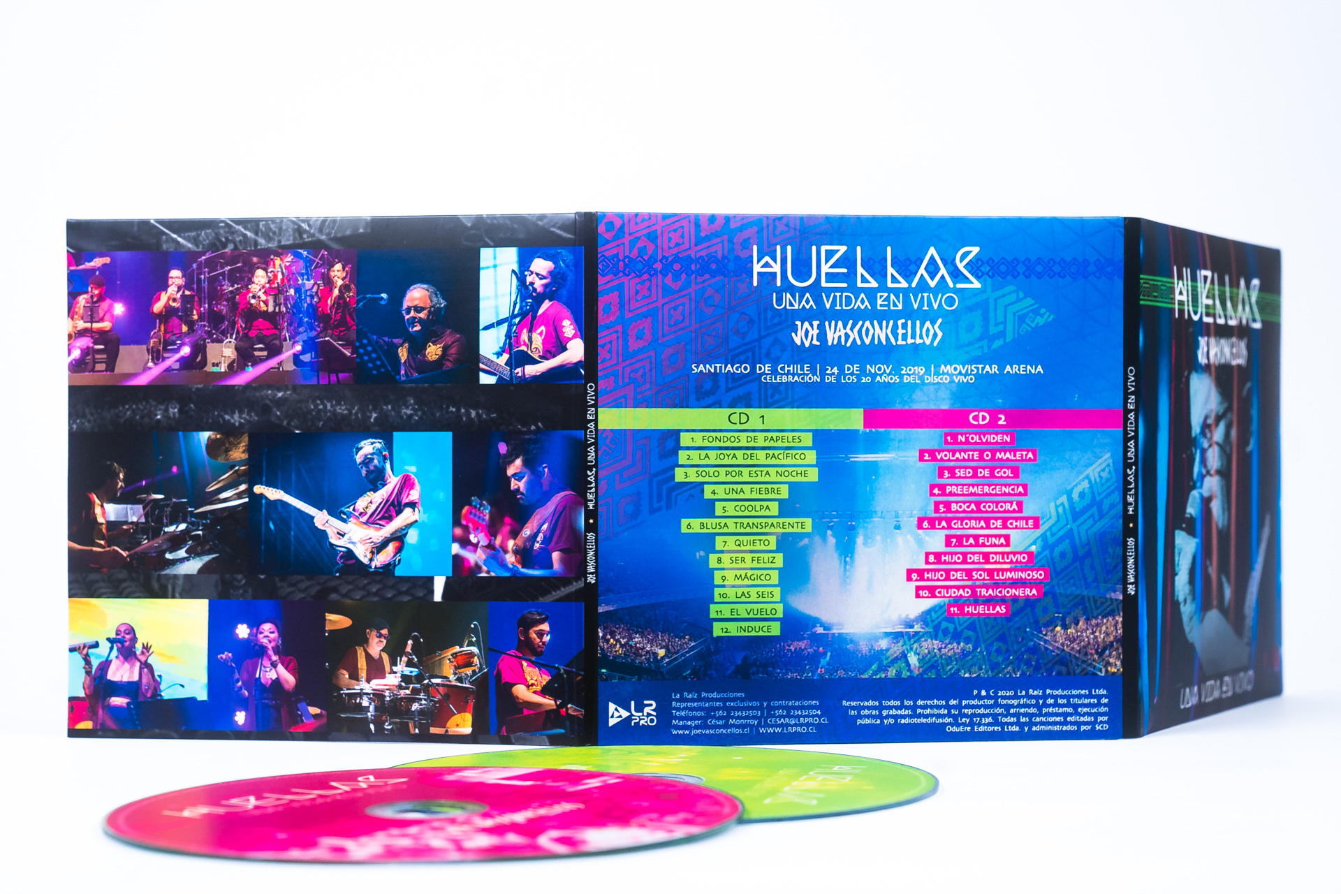 HUELLAS, UNA VIDA EN VIVO (2021) - DISCO DOBLE EN VIVO - Imagen 2