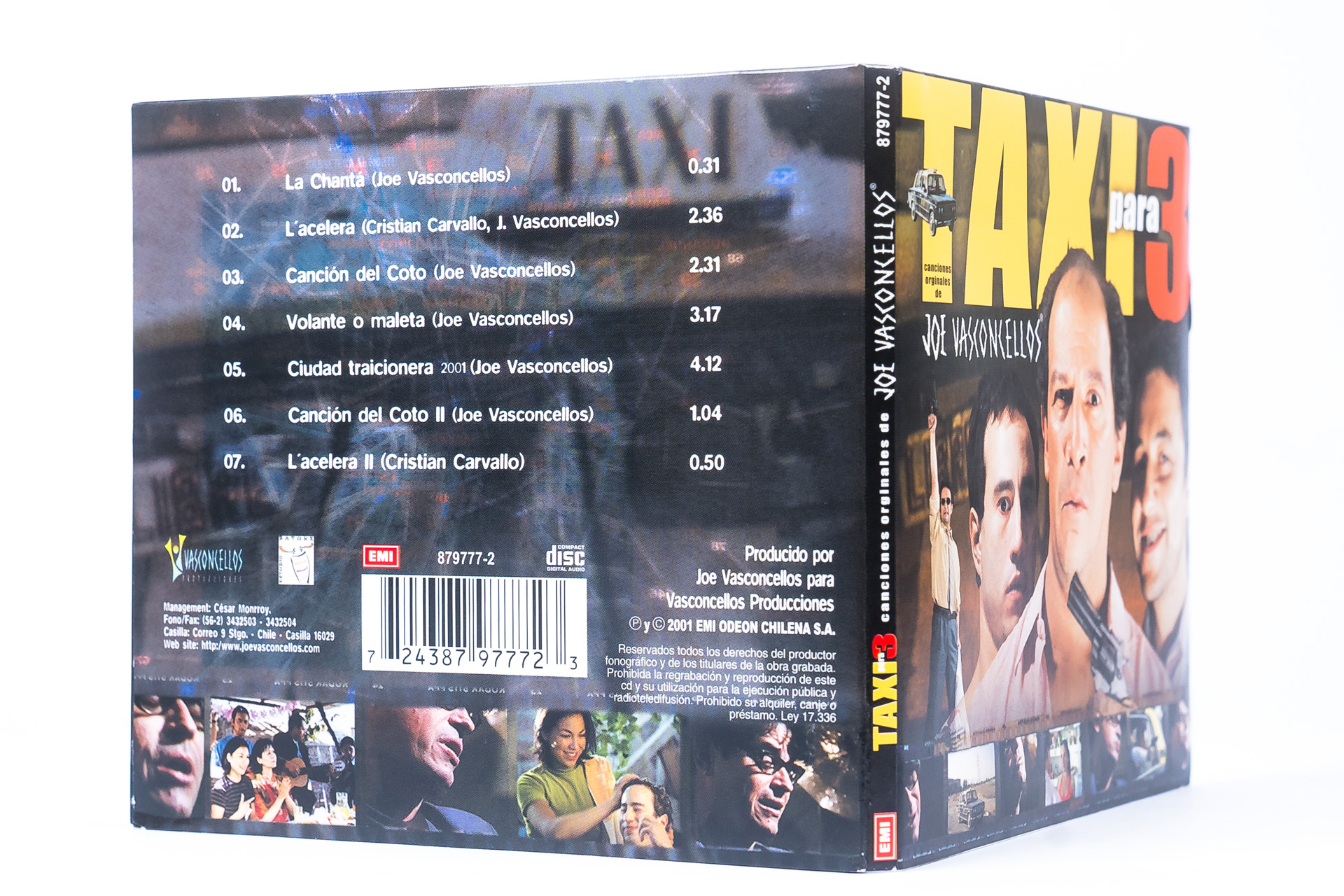 TAXI PARA TRES (2001) -DISCO SIMPLE - Imagen 2