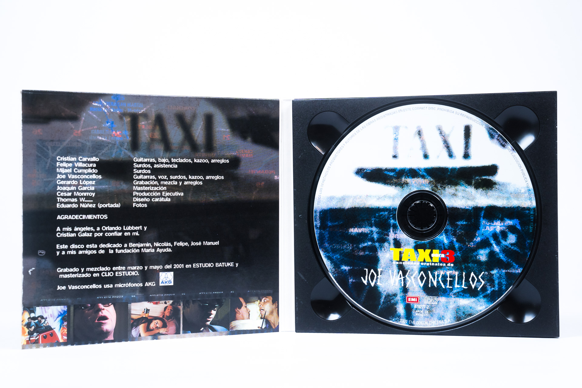 TAXI PARA TRES (2001) -DISCO SIMPLE - Imagen 3